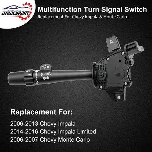 Vista 3 de Interruptor de señal de giro multifunción apto para Chevy Impala Monte Carlo 2006-2016