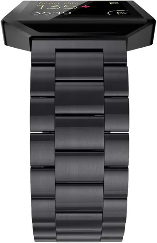 Vista 9 de Simpeak Correa de metal de acero inoxidable para mujeres y hombres con marco de acero inoxidable compatible con Fitbit Blaze, herramienta