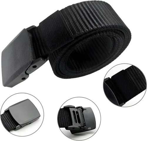 Vista 2 de JacobsParts Correa táctica resistente del estilo militar, hebilla plástica hipoalergénica
