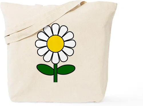 Vista 14 de CafePress Daisies Tote Bag Natural Canvas Tote Bag, Bolso de compras de tela, Caqui