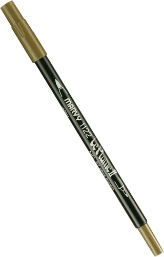 Vista 78 de Uchida 1122-C-3 Marvy Extra Fine Tip Le Plume II Rotulador de doble punta, azul