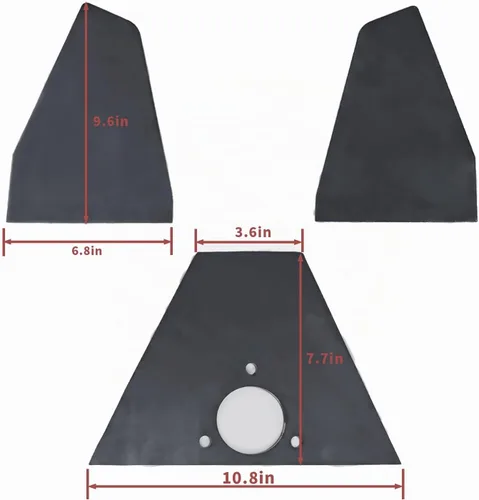 Vista 4 de Acoplador de remolque apto para 50 grados A-Frame Trailer 14000LBS Componentes Solo 1400-5-Posición Adaptador de canal vertical Base de canal