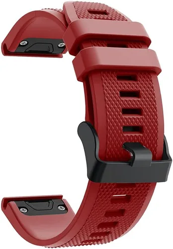 Vista 7 de REYDA Correa de silicona compatible con Garmin Fenix 8 Pro/8/E 1.850 in, 0.866 in, correa de reloj de ajuste rápido, suave y transpirable, pulsera