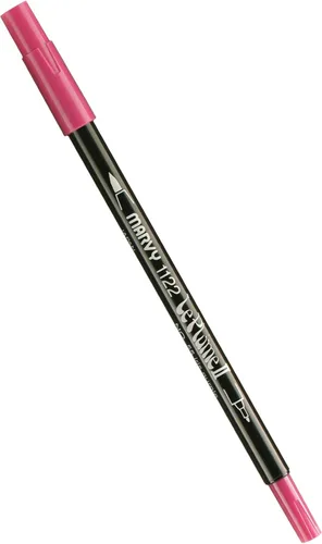 Vista 68 de Uchida 1122-C-3 Marvy Extra Fine Tip Le Plume II Rotulador de doble punta, azul