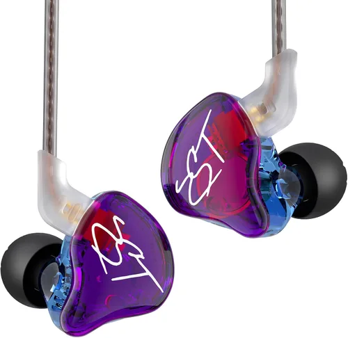 Vista 5 de KZ EDX PRO - Auriculares con cable IEM, auriculares estéreo de alta fidelidad con 1DD nuevo controlador dinámico de 0.394 in con cancelación