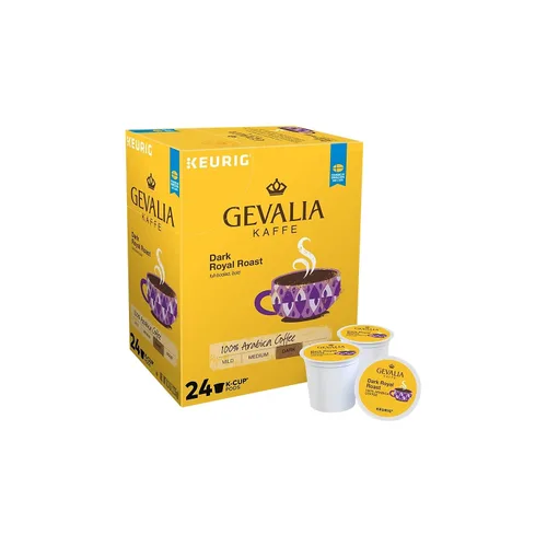 Vista 2 de Gevalia Cápsulas de Cappuccino Keurig K Cup con paquetes de espuma de 5.98 onzas (24 unidades, 4 cajas)