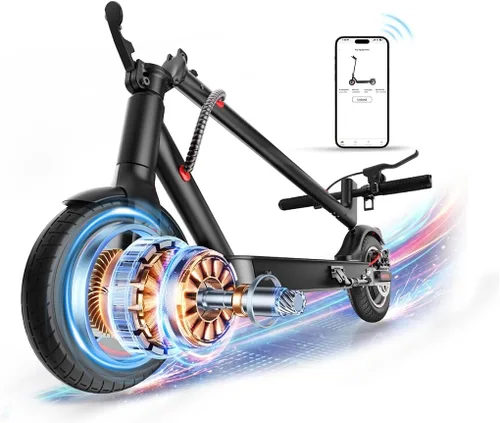 Vista 16 de Patinetes eléctricos – Scooter eléctrico para adultos, motor de 500 W/1000 W/1500 W, 18/21/25 MPH máximo, rango de 21/28 millas, control