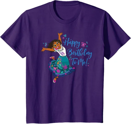 Vista 20 de Disney Camiseta Encanto Mirabel Madrigal ¡Feliz cumpleaños a mí! Negro