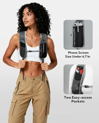 Vista 2 de WATERFLY Mochila pequeña y ligera y plegable: 15L Mini mochila de senderismo plegable - Mochila de día compacta ultraligera para mujeres y hombres