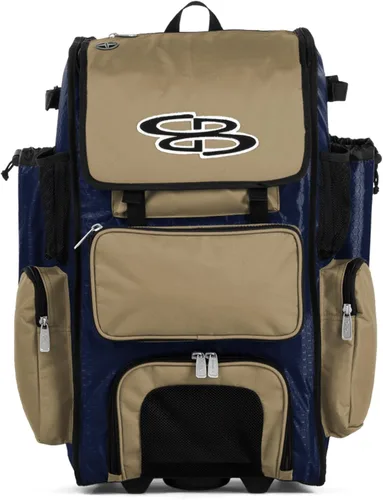 Vista 62 de Boombah Rolling Superpack - Bolsa para equipo de béisbol/sóftbol, varios colores, mango telescópico y capacidad para 4 murciélagos, versión