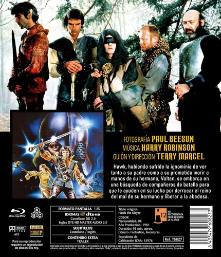 Vista 2 de Hawk The Slayer 1980 / La Espada Invencible EU Import English Soundtrack