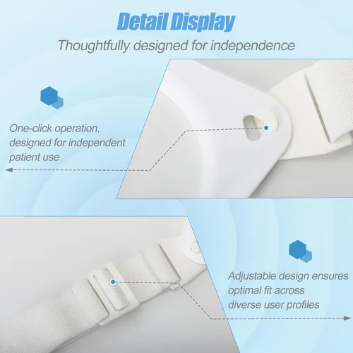 Vista 3 de Cinturón ajustable para mujer y hombre, impermeable, cinturón de colostomía Stealth Hernia Belt for Colostomy/Ileostomy Medical Stoma Support Belt
