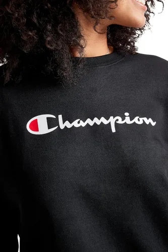 Vista 3 de Champion Sudadera para mujer, forro polar, cuello redondo, sudadera cálida para mujer (talla extra grande)