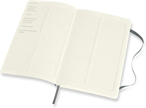 Vista 4 de Moleskine Cuaderno profesional, grande, verde bosque, tapa blanda (5 x 8.25)