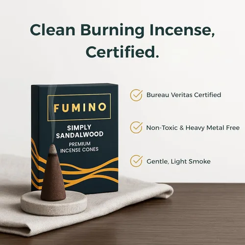 Vista 3 de Conos de incienso Fumino Fresh Paquete de 6 cajas de 90 piezas Masala Agarbatti Joss fragancia para relajación y meditación, aroma de decoración