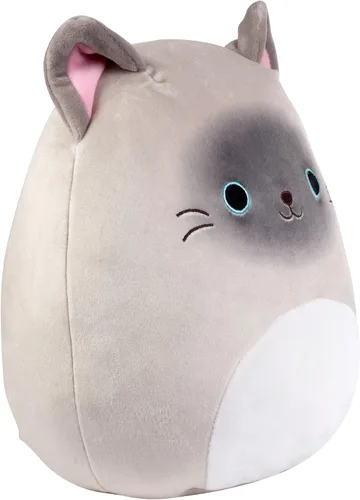 Vista 2 de Squishmallows Felton el gato siamés de 10" - Peluche con licencia oficial de Kellytoy - Juguete de peluche coleccionable suave y esponjoso de gatito