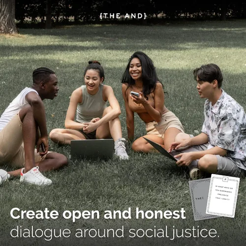 Vista 4 de Edición sobre racismo - 199 tarjetas de discusión de pensamiento crítico sobre justicia social, equidad racial y prejuicios - Crea un diálogo