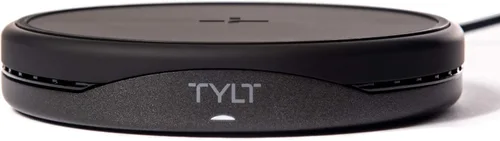 Vista 3 de TYLT Crest - Cargador inalámbrico redondo, almohadilla de carga inalámbrica rápida universal, certificado QI de 10 W Max, compatible con iPhone