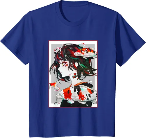 Vista 56 de Camiseta de anime anime japonés estético Otaku Negro