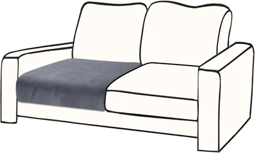 Vista 41 de BT.WA Funda de Cojín de Sofá de Terciopelo 1 Pieza Funda de Cojín de Asiento Elástica Funda de Sillón Fundas Separadas de Sofá Seccional Protector
