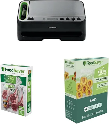 Vista 7 de FoodSaver Sistema de sellado al vacío V4400 + recipientes para conservar alimentos (paquete de 2)