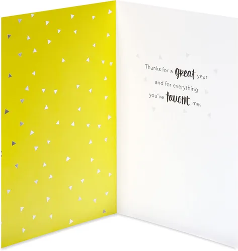 Vista 2 de American Greetings - Tarjeta de agradecimiento para maestros (Un gran año)