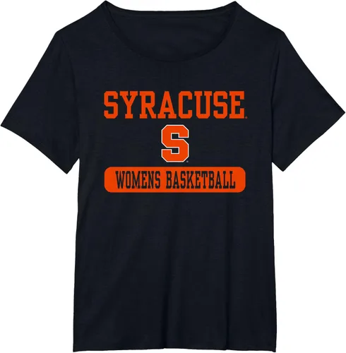Vista 8 de Camiseta de baloncesto naranja de Syracuse para mujer con licencia oficial, Negro