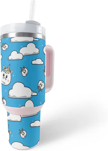 Vista 8 de MightySkins Skin - Vaso de vinilo compatible con Stanley The Quencher H2.0 FlowState de 40 onzas, Typhoon, protectora, duradera y única, fácil