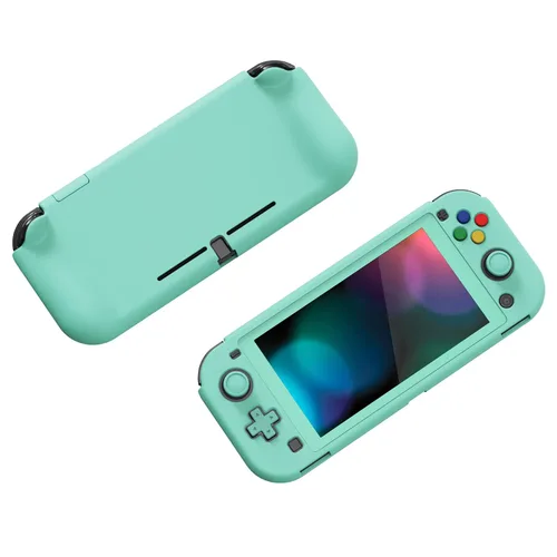 Vista 124 de PlayVital ZealProtect Protective Case for Nintendo Switch Lite, Ergomomic Grip Hard Cover - Durable Shock-absorbent Shock-Absorption Anti-Scratch