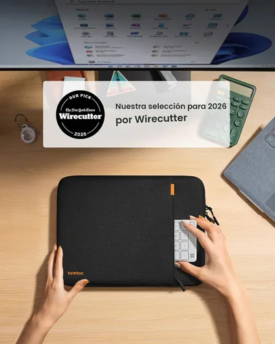 Vista 2 de tomtoc Funda protectora giratoria de 360 para portátil de 13 pulgadas para el nuevo Surface Pro 11th, Copilot+PC 2024, Surface Pro 10/9/8/X