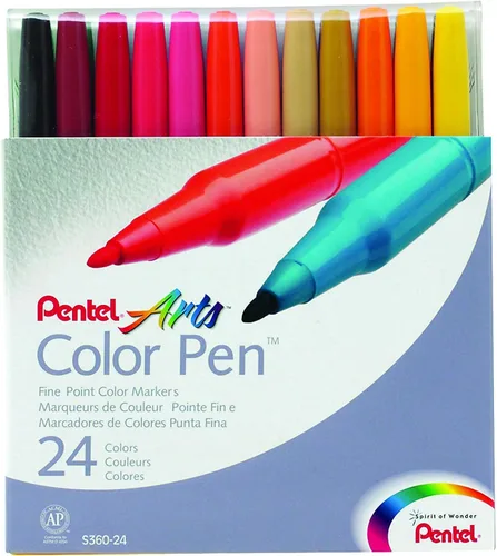 Vista 9 de Plumón de color de punta fina, de Pentel Arts, Variados