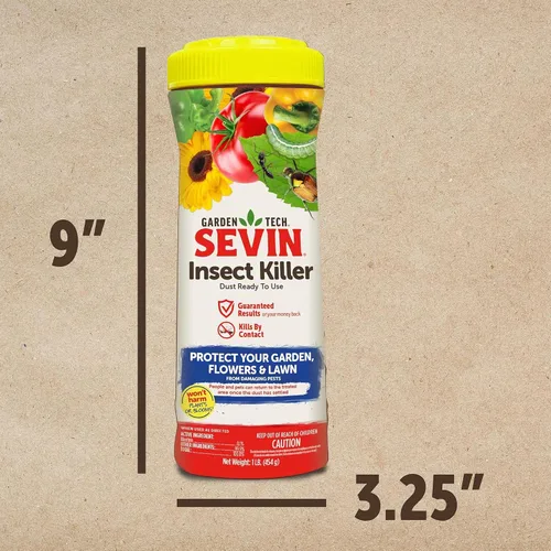 Vista 15 de Polvo Insecticida Sevin 1 Libra