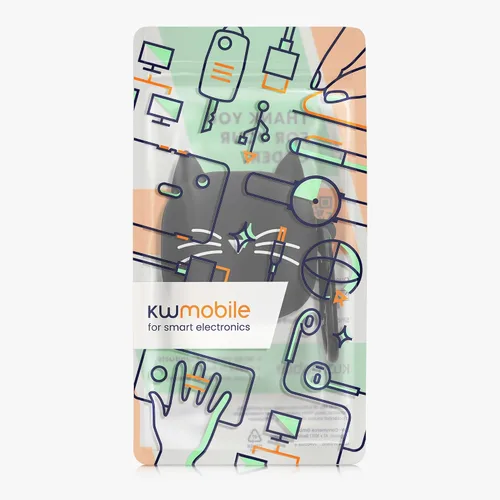 Vista 7 de kwmobile - Funda de silicona para Samsung Galaxy Buds 2 Pro/Buds 2 / Buds Live - Funda de silicona para carga de auriculares, soporte protector