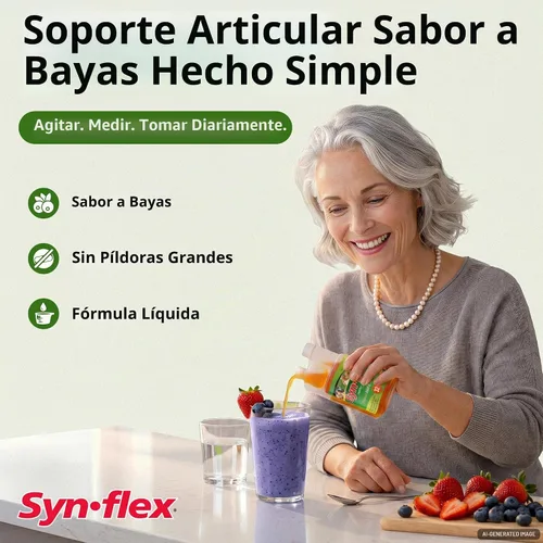 Vista 2 de Synflex Concentrado Glucosamina Condroitina 1250mg Soporte