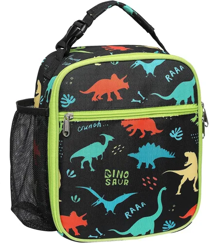 Vista 2 de Bagseri Bolsa de almuerzo para niños y mochila transparente para niños, bolsa de almuerzo aislada para niños y mochila para niños de 15 pulgadas