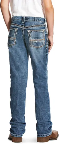 Vista 2 de ARIAT Vaqueros de corte de bota Coltrane relajados Big B4 para niño
