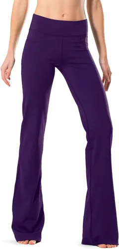 Vista 99 de Safort Pantalones de yoga con entrepierna de 28" 30" 32" 34"más amplios en la parte inferior para botas altas, 4 bolsillos, UPF50+