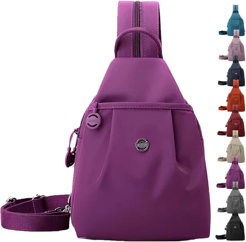 Vista 10 de Preferablen Waterproof 2-Way Commuter Bag, Large Capacity Oxford Convertible Shoulder Travel Bag, Anti-Theft Travel Tote, Small Backpack Purse