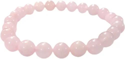 Vista 7 de Jet International New Round Beads Stretch Bracelet Natural Genuine Gift