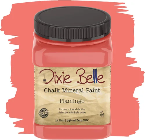 Vista 54 de Pintura para muebles con acabado de tiza Dixie Belle Paint Company - Amatista (4oz) - Pintura mineral de tiza chic púrpura profundo mate