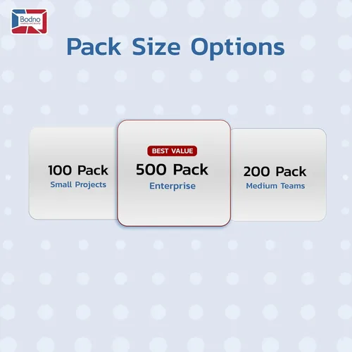 Vista 4 de Bodno CR80 - Tarjetas de PVC con respaldo adhesivo de Mylar - Superposición adhesiva de 10 mil para tarjetas de proximidad de concha Imprimibles