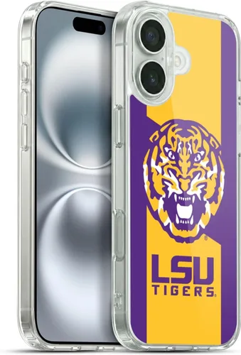 Vista 226 de Head Case Designs Funda de gel suave con licencia oficial de la Universidad Estatal de Louisiana LSU Camou compatible con Apple iPhone 7 Plus/iPhone