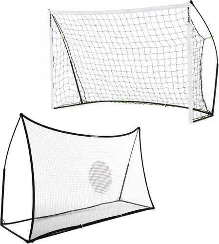 Vista 13 de QuickPlay Red de rebote Spot Target para fútbol Red de rebote resistente al clima con bolsa de transporte Ideal para práctica de pases
