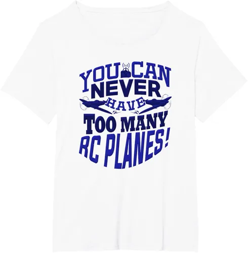 Vista 59 de RC Plane You Can Never Have Too Many RC Aviones Hobby Lover - Camiseta, gris, S