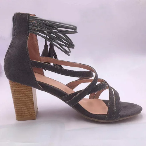 Vista 3 de Gracemee - Sandalias de gladiador para mujer, diseño de zapatos de verano