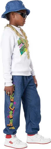 Vista 3 de Disfraz de Halloween para niños de hip hop de los 90, Multicolor