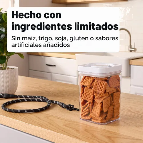 Vista 4 de Marca Amazon – Golosinas Wag para perros, bocados de pollo y waffle, 12 onzas resellables, paquete de 1
