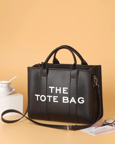 Vista 6 de NEGBIU The Tote Bag para mujer, bolso de mano de piel sintética, bolso cruzado o asa para el trabajo, la escuela (10.6 x 13 x 6.3 pulgadas)