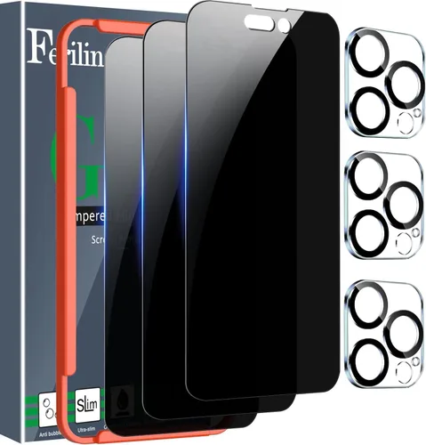 Vista 11 de Ferilinso Screen Protector for Samsung Galaxy Z Fold 8, Tempered Glass Back 3 Pack, 9H+ Hardness, Military-Grade Shatterproof, Case Friendly, Easy