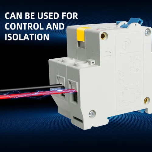 Vista 5 de Disyuntor miniatura de bajo voltaje DZ47-63 Montaje en carril DIN, interruptor de corriente residual, interruptor de corriente residual, protección